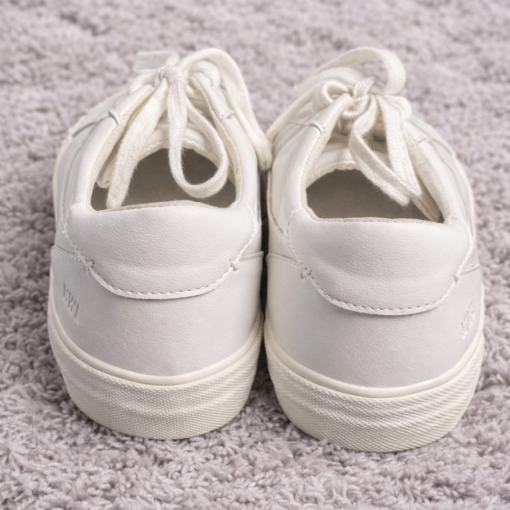 🤍 Madewell MWL White Leather Sneakers | Women’s 8.5 Casual Chic - Picture 3 of 8